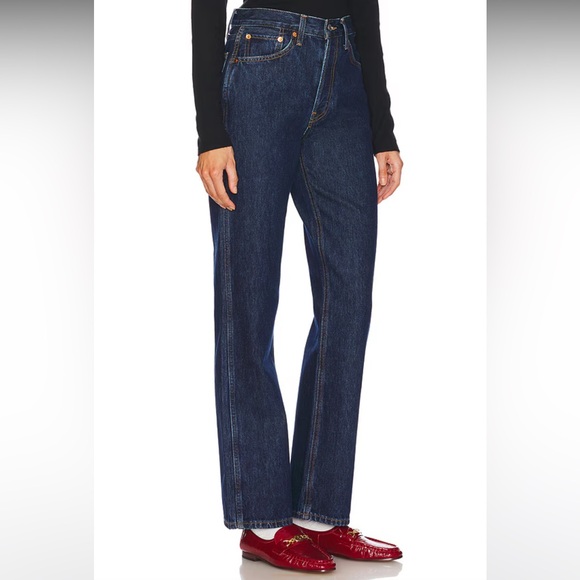 Re/Done 90s High Rise Loose Jeans - Picture 3 of 10